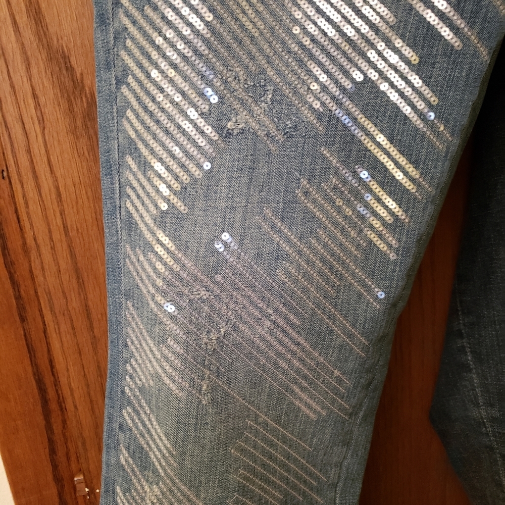 Escada Distressed & Embelished Jeans - Picture 9 of 16